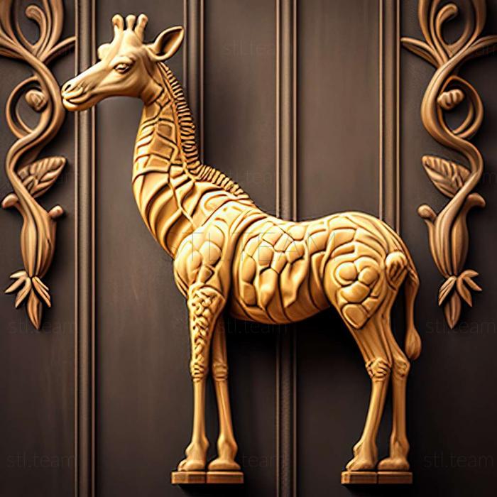 3D model The Medici Giraffe famous animal (STL)